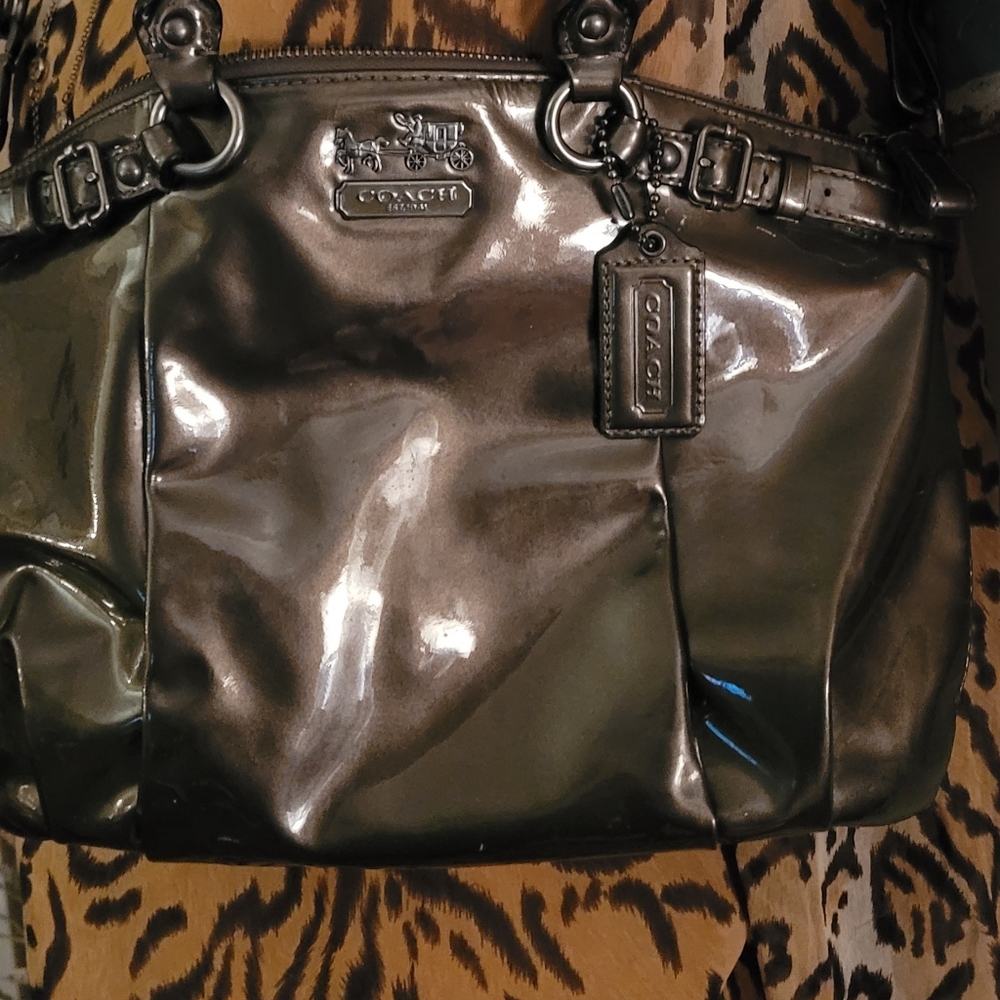 Found!  - Coach Md Bronze Satchel, it thought it was sold.